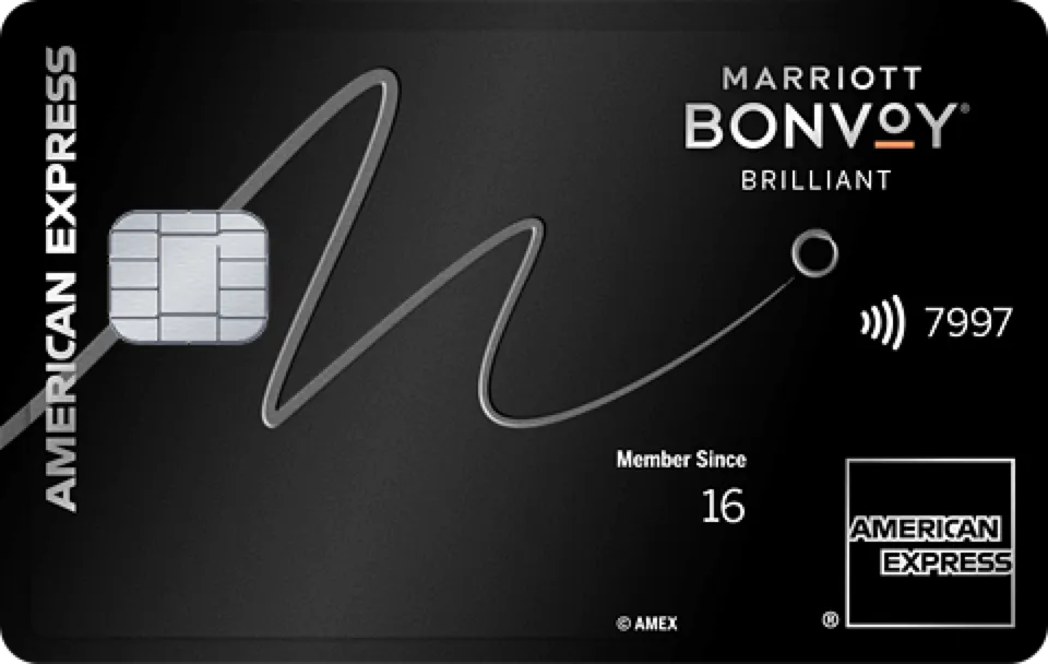 Amex Marriott Bonvoy Brilliant 卡面