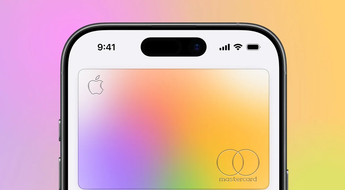 iPhone 上显示 Apple Card 数字卡片