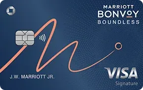 Chase Marriott Bonvoy Boundless 信用卡卡面与基本信息