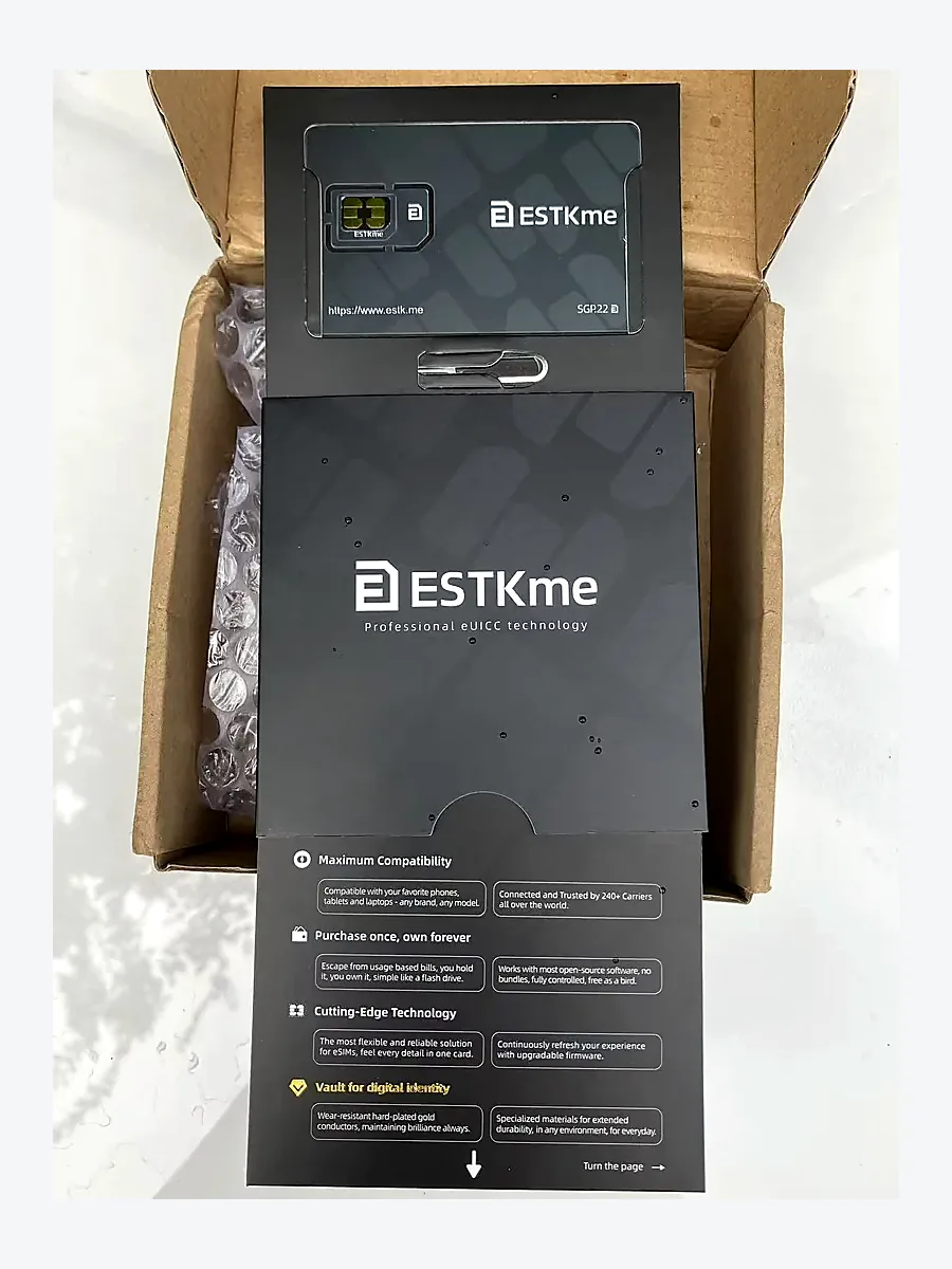 ESTKme 包装、芯片与功能说明