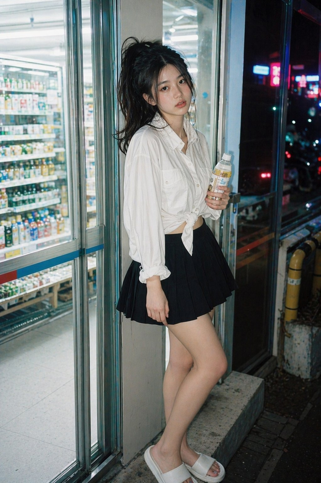 便利店霓虹人像 - 案例结果