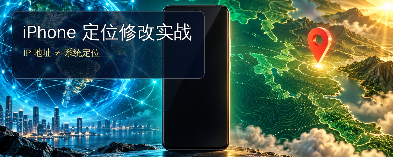 iPhone 定位修改：IP 地址与系统定位是两套信号
