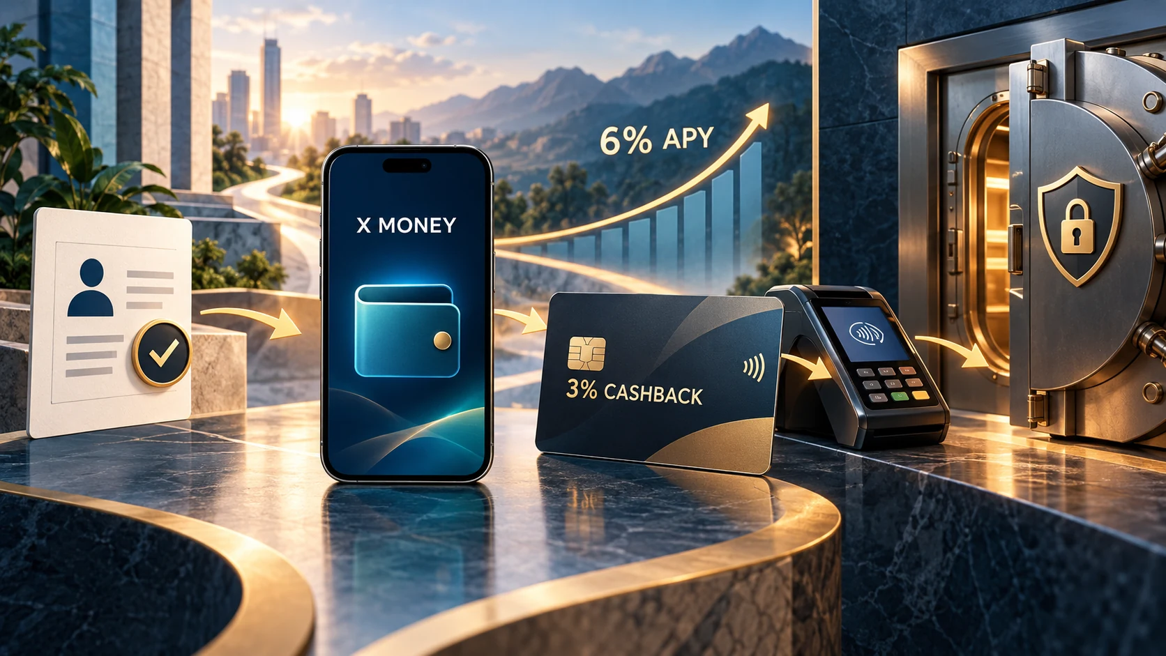 X Money 美国账户、X Card 与收益规则概览
